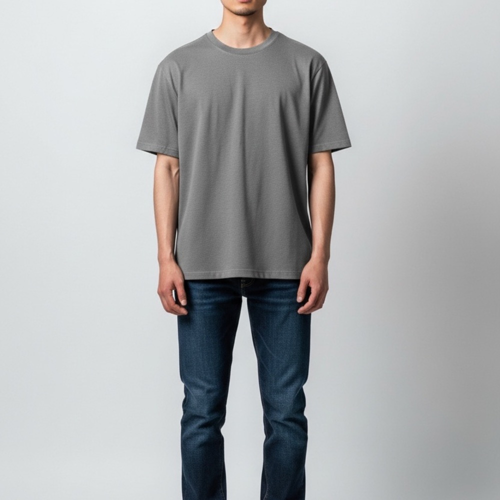Vintage MBX Men's Gray Casual Jersey